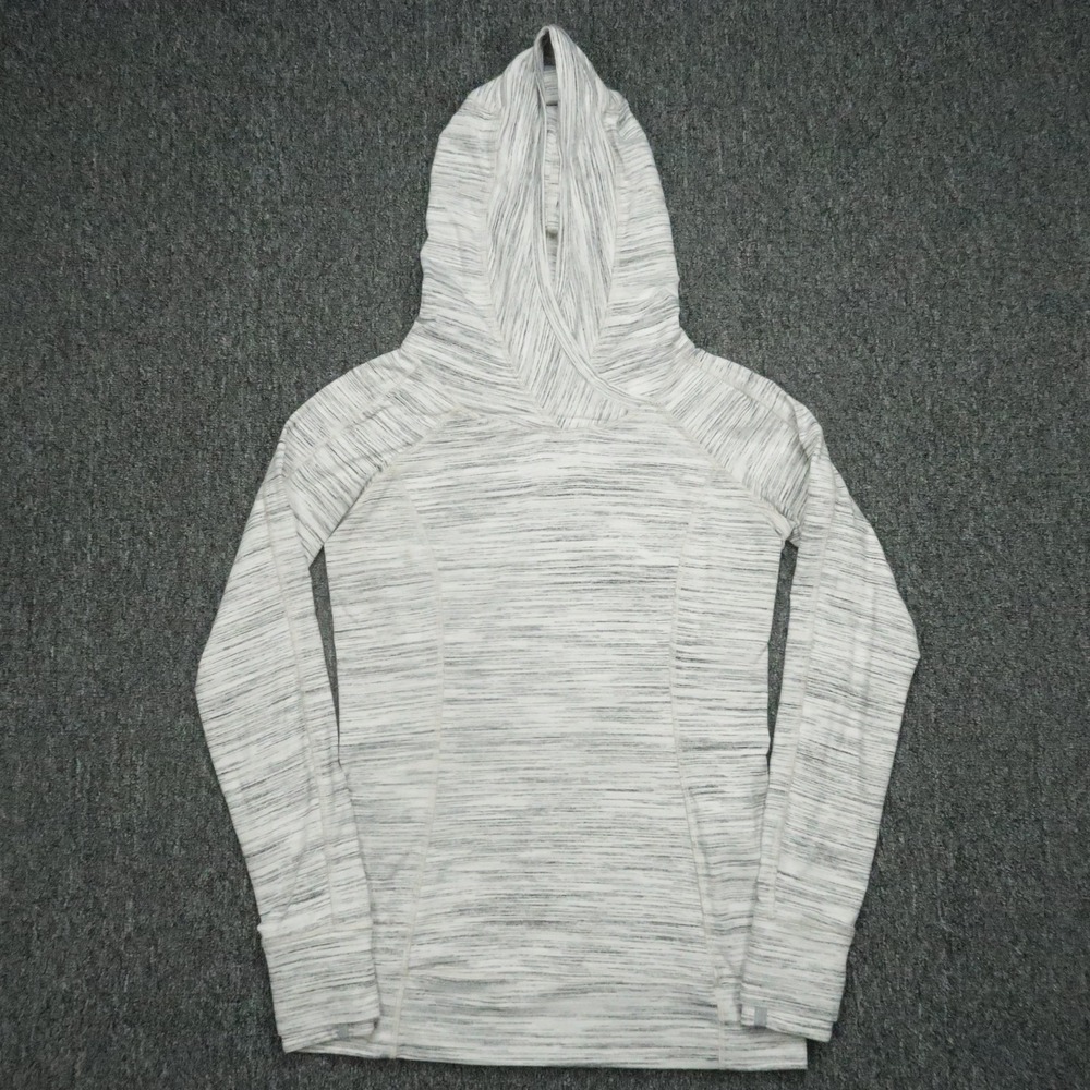 Lululemon Hoodie Womens 6 Think Fast Pullover Athletic Zip Pocket Sweatshirt